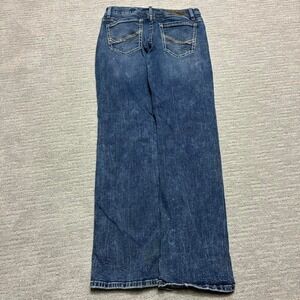 BKE y2k 2000s light wash denim stacked relaxed flared low bootcut faded jeans
